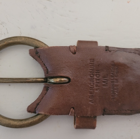 Abercrombie & Fitch Woven Leather Belt - Picture 4 of 5